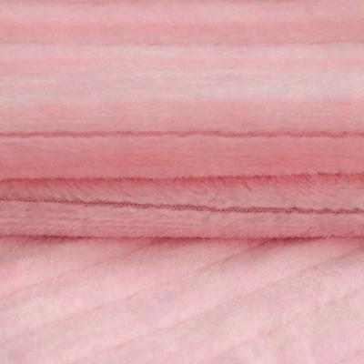 China Anti Pill QY Customized Dyed Jacquard Crushed Velvet Super Stretchy Soft Pink Fabric For Sofa Widely for sale