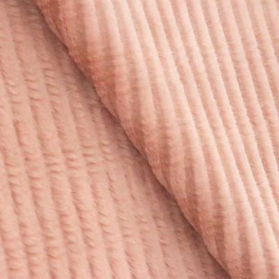 China Wholesale Knitted Super Soft Anti Stretch Pill QY Jacquard Jacquard 6% Polyester 94% Spandex Velvet Fabric For Sofa Widely for sale