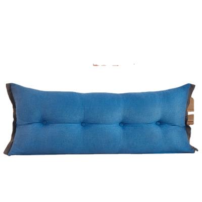 China High Quality Anti-Static Long Support Sky Blue Back Pillow For Home And Hotel for sale