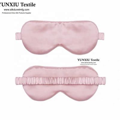 China Anti-wrinkle Pure Silk Eye Mask Filled Mulberry Silk 100 Durable And Luxury 19mm Multi Colors for sale