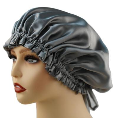 China Verified Silk Hair Hoods Sleeping Cap Women For Sleeping Natural Hair Multi Colors No Minimum for sale