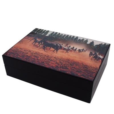 China Fashionable Factory Wooden Ciage Handmade Humidor / Box , Provide OEM / ODM Service for sale