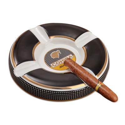 China OEM Durable Handmade Ceramic Ashtray With Custom Logo for sale