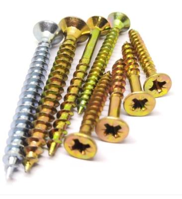 China Factory supply countersunk head pozi drive countersunk screw chipboard wood screw for sale