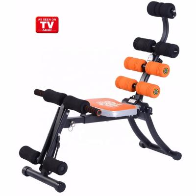 China Steel Pipe AS SEEN ON TV Foldable Design Sit Up Muscle Ab Equipment Abdominal Trainer Indoor Fitness Machine for sale