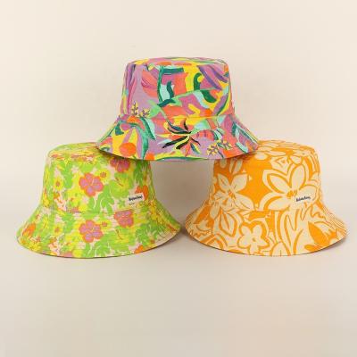 China Sun Shade & Wholesale Custom Logo All Over Printing Bucket Hat Fishing, Double Sided Fisherman Gorras, Women Sun Summer Reversible Hat for sale