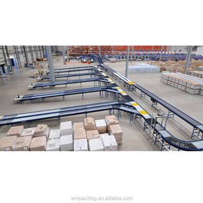 China High Quality Heat Resistant Economic Cross Belt Sorter For Express Parcel, Automatic Sorting Conveyor for sale