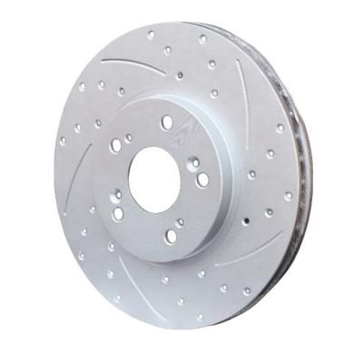 China HT250 /G3000 Auto Brake System Grey Cast Iron Perforated Disc Break Rotor Brake Disc for Passat B5 Skodano (4WD) 1.4T Front Brake Disc for sale