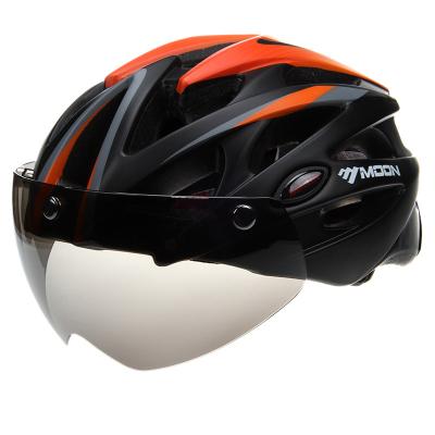 China Compounds DOG Wholesale High Quality OEM Bicycle Helmet Mountain Cycle Removable Magnetic Glasses Helmets Bike Helmets for sale