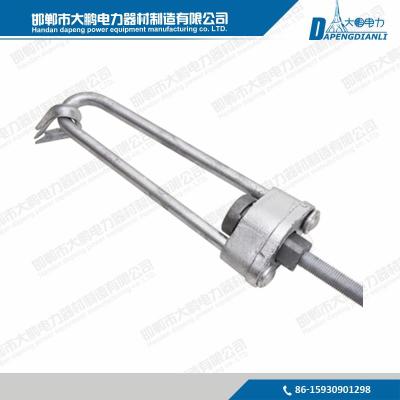 China Overhead Line Accessories Galvanized Stay Rod HDG Color Electric Fixture And Stay Rod 4.8kg Weight Electric Fit Stay Rod for sale