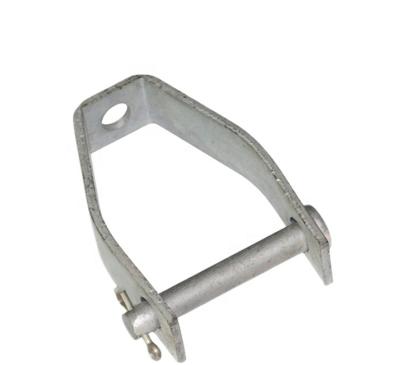 China Overhead Line Accessories Hot Dip Galvanized Insulator Bracket D Bracket Insulator D Shackle for sale