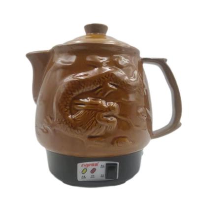 China Estilo de cubierta Cerámica Cerámica tradicional de medicina china olla/cocina cerámica en marrón en venta