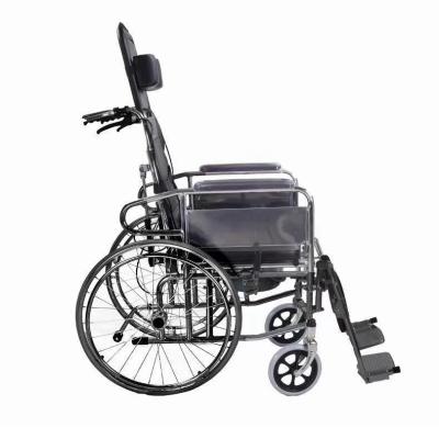 China Lightweight Portable Folding Wheelchair Manual Wheelchair for Rehabilitation Therapy for sale