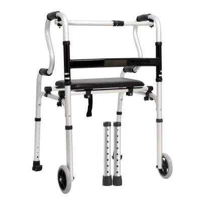 China Medical Aluminium Rollator with PP Cushion and Lightweight Frame Class I Instrument for sale