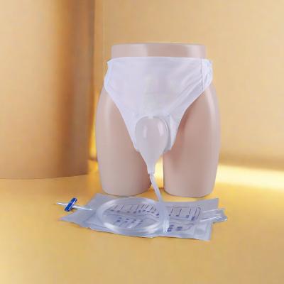 China Physical Disinfection Pediatric Disposable Leg Urine Collection Bag Gentleman's Pick for sale