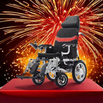 China Foldable Automatic Wheelchair for Disabled Man Home Professional Controllers Joysticks for sale