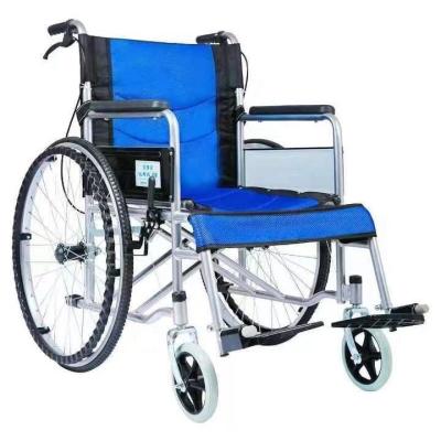 China 2024 Diseño Mejor Vendedor Silla de ruedas plegable estándar con cojín de tela transpirable en venta