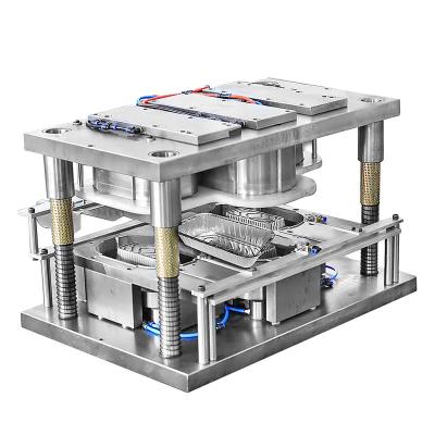 China Aluminum Foil Container Making Machine High Quality OEM ODM Disposable Food Tray Pan Container Aluminum Foil Molds for sale