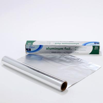 China Insurance Kitchen Food Wrapping Aluminum Foil Food Grade Aluminum Foil Roll Film Disposable Paper for sale