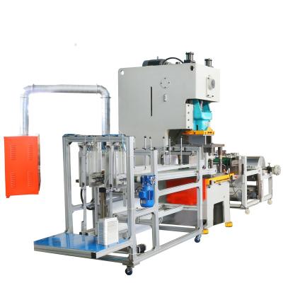 China aluminum foil container wood lid making machine aluminum foil food container making machine automatic for sale