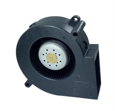 China Plastic 6850rpm 4 Inch 97mm High Pressure DC 12v 24v 9733 Fan Low Noise Centrifugal Blower Fan Small Size for sale