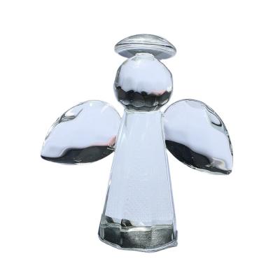 China Handmade Crystal Angel Statue Christmas Decoration Wedding And Baptism Gift From Europe for sale