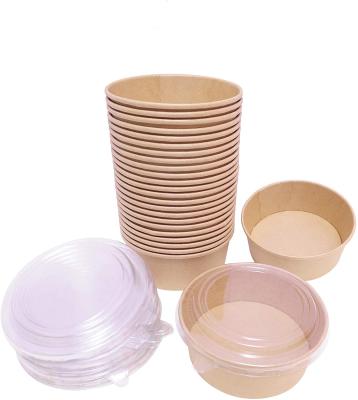 China FREE SAMPLE 25Pack Paper Cup Disposable 26 oz Disposable Paper Cups With Lids Soup Rolls Containers For Microwavable Soup Containers Rolls for sale