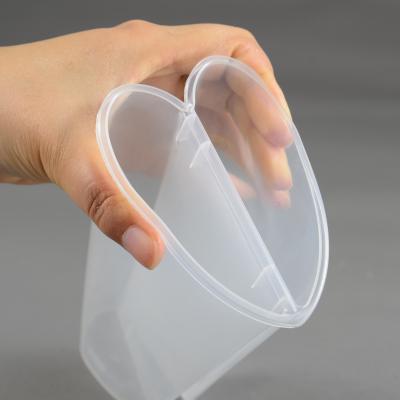 China Free Sample Plastic Drinking Cups Twin Transparent Disposable Plastic Ice Cup With Lid for sale