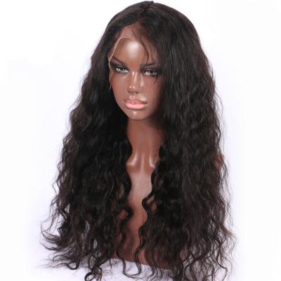 China Loose Wave Loose Wave Full Lace Wigs Silk Low Hair With Baby Hair Pre Plucked Non Brazilian Remy Hair for sale