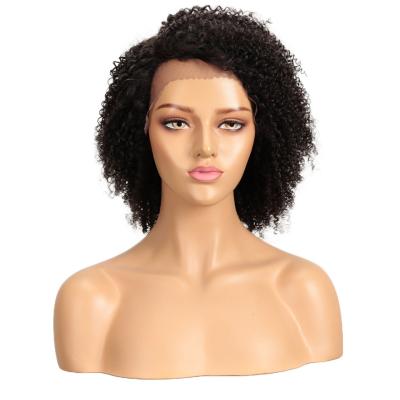 China Curly Bob Lace Front Wigs Jerry Curl Short Lace Human Hair Wigs Afro Brazilian Curly Hair Wigs for sale