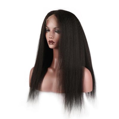 China Top Customized Silk Base Curly Straight Full Lace Hair Wigs With Baby Hair Natural Black Curly Straight Wigs Drop Shipping for sale