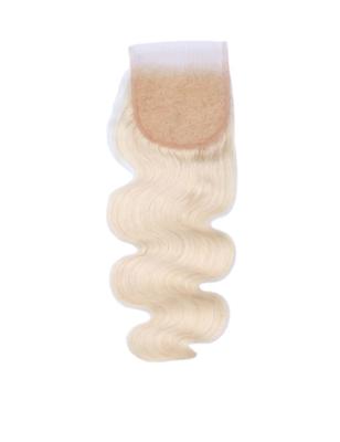 China Pure Original Natural Virgin Hair Cuticle Aligned Hair Closure For Color Woman Body Wave 4x4 Lace Up Closure Mind Baby Hair Free Part for sale