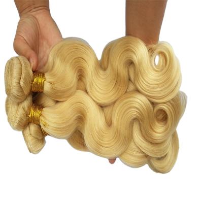 China Brazilian Body Wave 613 Blonde Hair Extensions Hair Weave Bundles Body Wave 100% Remy Hair Bundles In Stock for sale