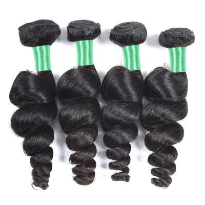 China Loose Wave Bone Straight Hair Bundles Brazilian Weave Bundles 30 Inch Virgin Hair Sew In Hair Bundles Extensions Weft for sale