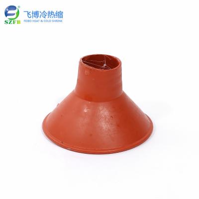 China Outdoor Cable Accessories High Voltage Feibo Cable Rain Heat Shrink Sheds for sale