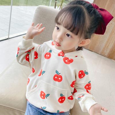 China 2020 Breathable Sunny Baby Autumn Children Cute Kids Fruit Print Sweatshirts Hoodies for sale