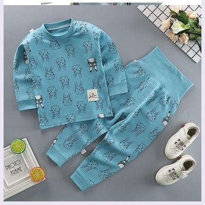 China Sunny Baby Clothes Spring Children's Warm Belly Sleepwear Two-piece Thin Underwear Baby and Boy Equipment Underwear for sale