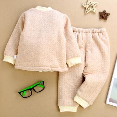 China Sunny Baby Cotton Suit Waterproof Children's Pants Thick Quilted Clothes for sale