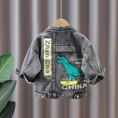 China Spring and Autumn Boys Casual Jacket Handsome Sunny Baby Boys Denim Jacket Anti-wrinkle 2021 New for sale