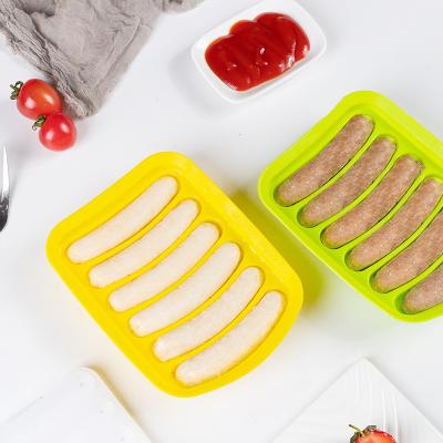 China New Products Stocked Tray Hot Dog Silicon Ice Making Silicone Mold for sale