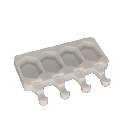 China Viable Homemade Diamond Shape Popsicle Silicone Ice Cream Molds for DIY for sale