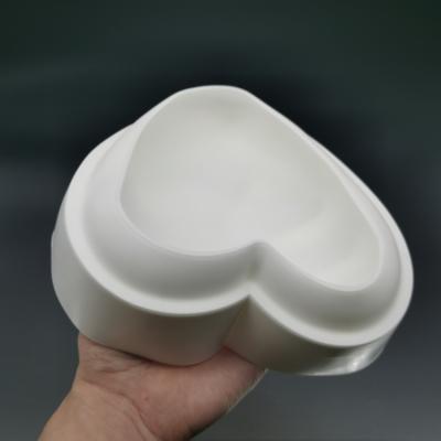 China Factory Wholesale Viable Reusable Tray Heart Module Pastry Silicone Mold For Cake Making for sale