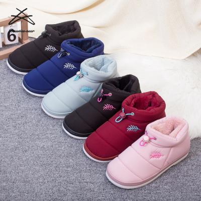 China Winter Women Slippers Plush Bedroom Slippers Unisex Anti-slippery Indoor Home Soft Slip On Slippers Fluffy Fur Warm Shoes for sale