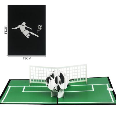 China Souvenir Football Greeting Card for American Football Invitation 3D Card Pop Up Card Sports Meeting Game Souvenir Party for sale