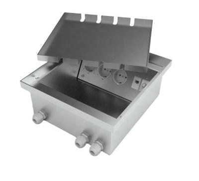 Κίνα Stainless steel invisible embedded socket box floor socket power socket box προς πώληση