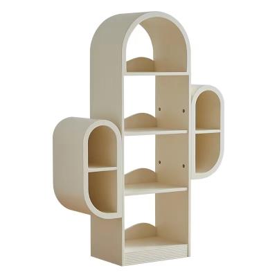 China Nordic modern solid wood living room decoration bead room style arch shelf for sale