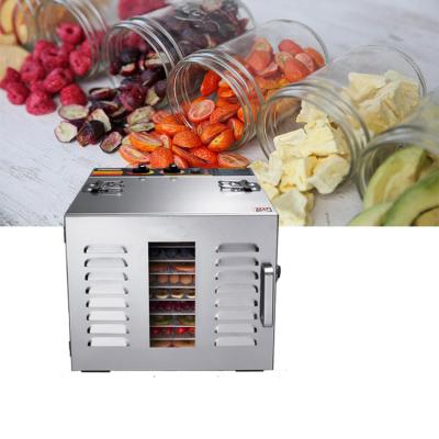 China Hotels 10 Tiers Professional Kitchen Food Meat Potato Sausage Dehydrator Stainless Steel Machine Ovens For Dehydrating Fruit for sale