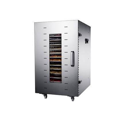 China food & Industrial Beverage Plant 16 Racks Food Dehydrator Tea Dry Equipment With 1800w Fish Food Dryer for sale