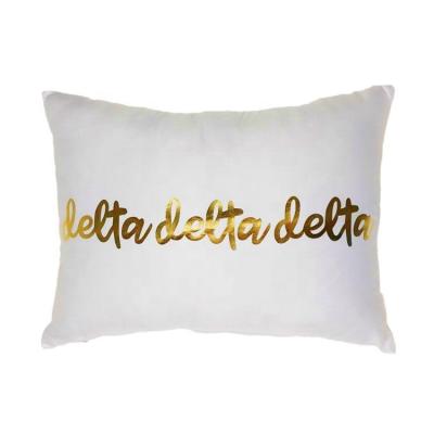 China Modern Design Fire Retardant Customized Printed Gold Throw Pillow Cover For Home Decor for sale