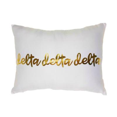 China Modern Design Fire Retardant Customized Printed Gold Throw Pillow Cover Case for sale